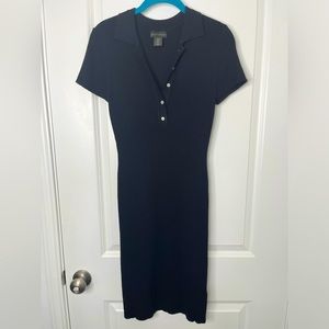 House of Harlow 1960 Black Ribbed Dress